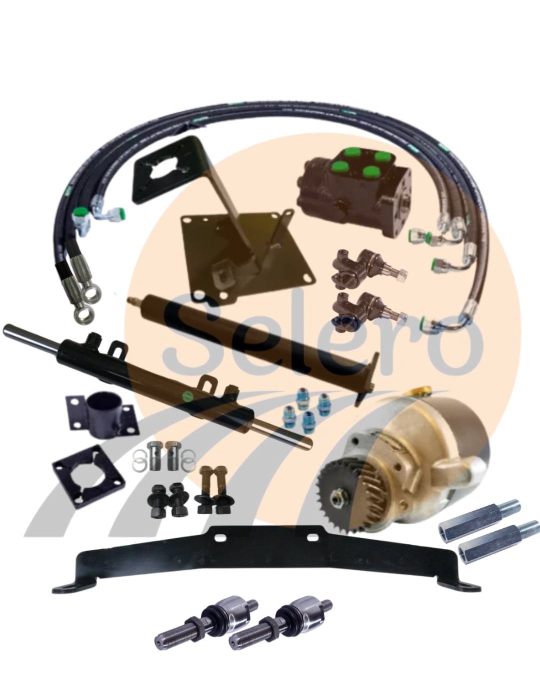 Kit de Direção Hidráulica para trator Ford 4600/4610 Pistão Dianteiro